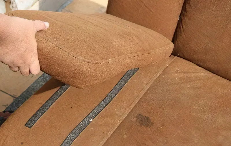 як почистити диван від плям